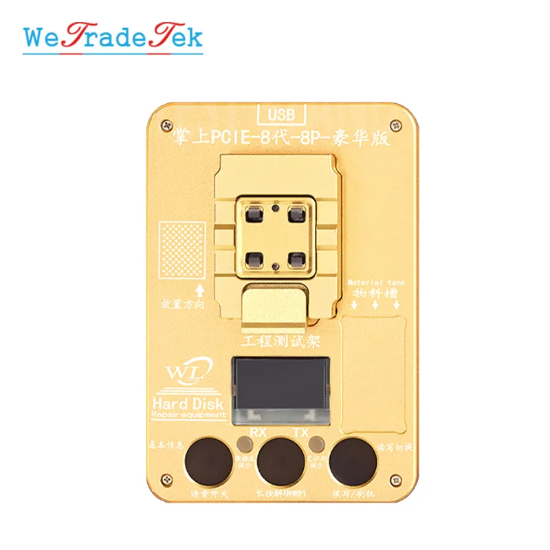 WL PCIE NAND Programmer NAND Test Fixture for iPhone X 8P 8 7P 7 6SP 6 6P SE 5 Write and Reader Hard Disk Repair Equipment