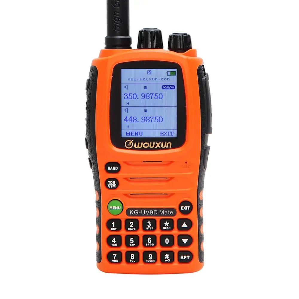 Standard 10 Вт Wouxun KG-UV9D mate 7Band включая AirBand 3200 мАч перекрестный репитер рация A mate ur Ham Радио обновление KG-UV9D Plus - Цвет: Standard