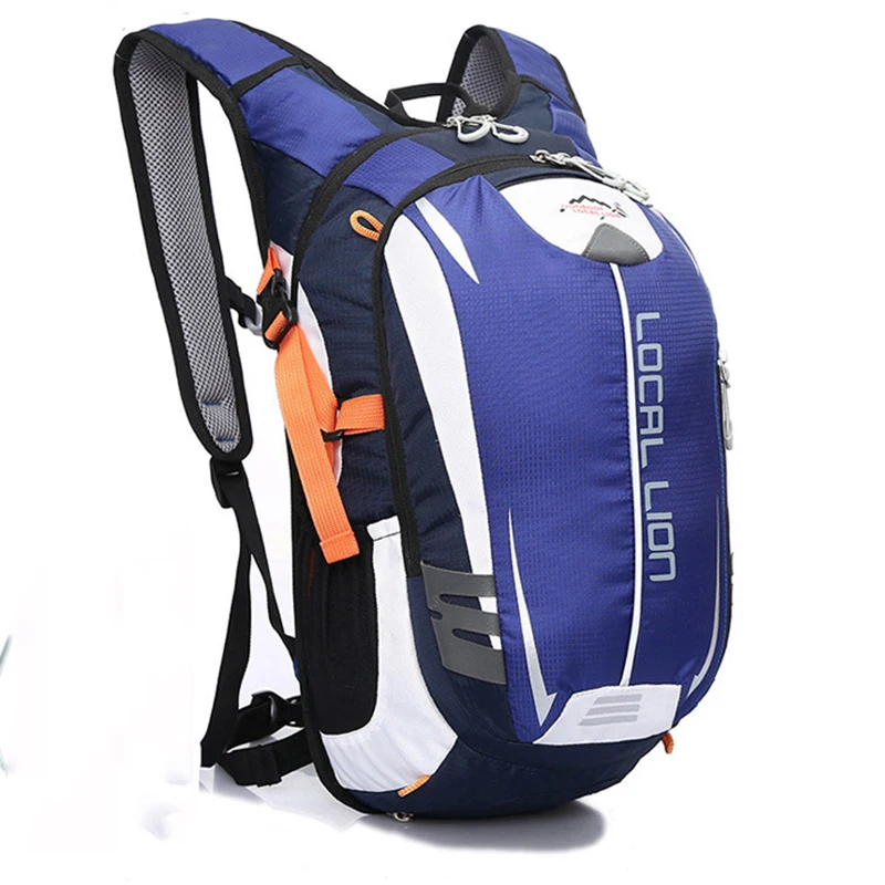 Рюкзак для верховой езды MTB для активного отдыха 18L дышащий рюкзак для верховой езды для езды на велосипеде сумка для велоспорта+ сумка для воды - Цвет: Фиолетовый