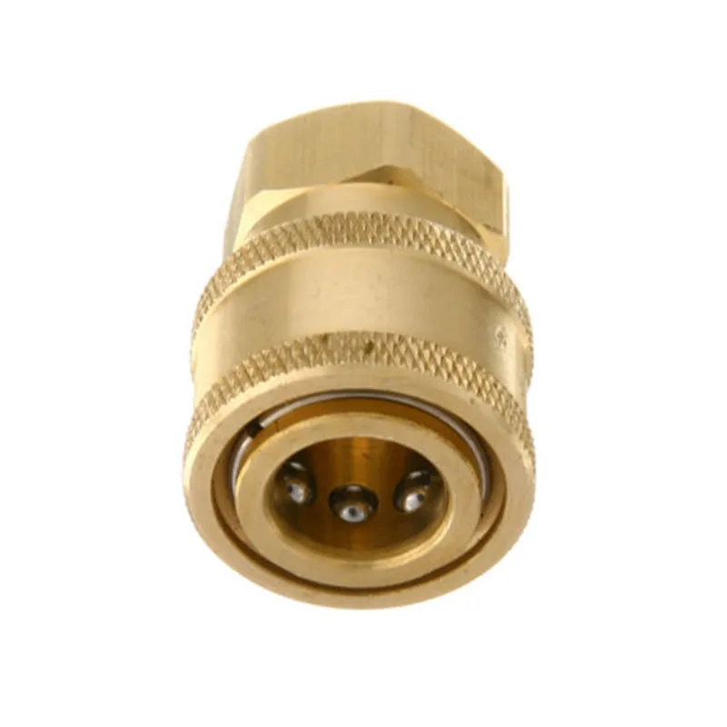 4 шт. BSP 1/4 6 мм золотистые прямые быстроразъемные разъемы для шланга из