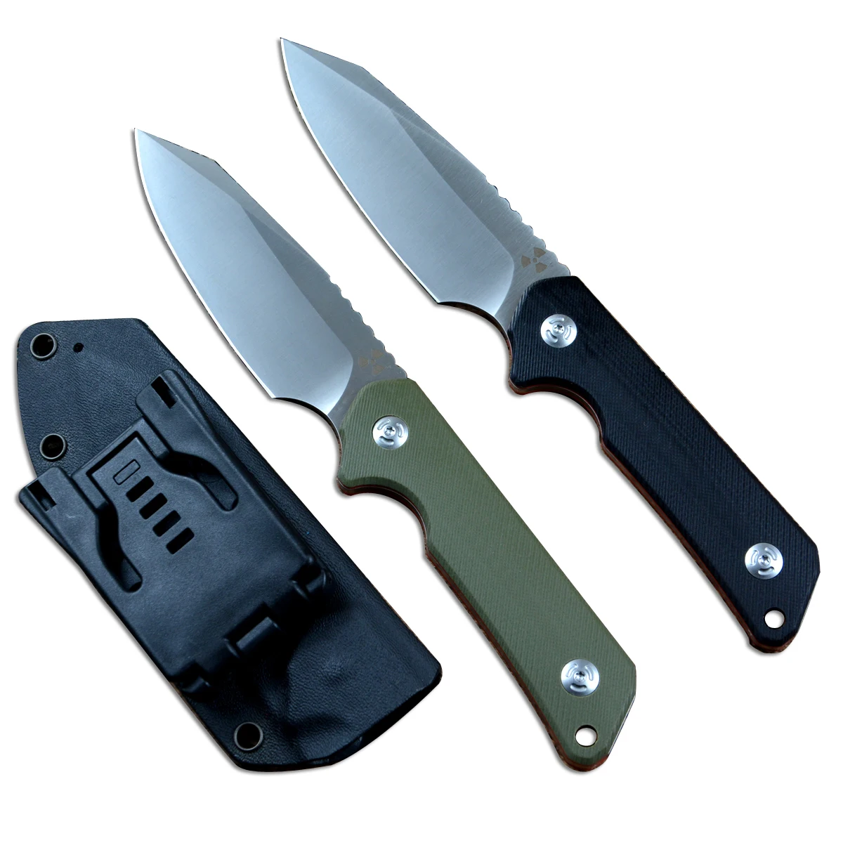 

Охотничьи ножи D2 с фиксированным лезвием из нержавеющей стали, черные или зеленые, Ручка G10, с ножнами Kydex, тактический инструмент для кемпин...