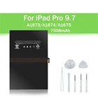 Запасная батарея для ipad pro 9,7 A1673,A1674,A1675 7306mAh планшет с бесплатным набором инструментов для ремонта