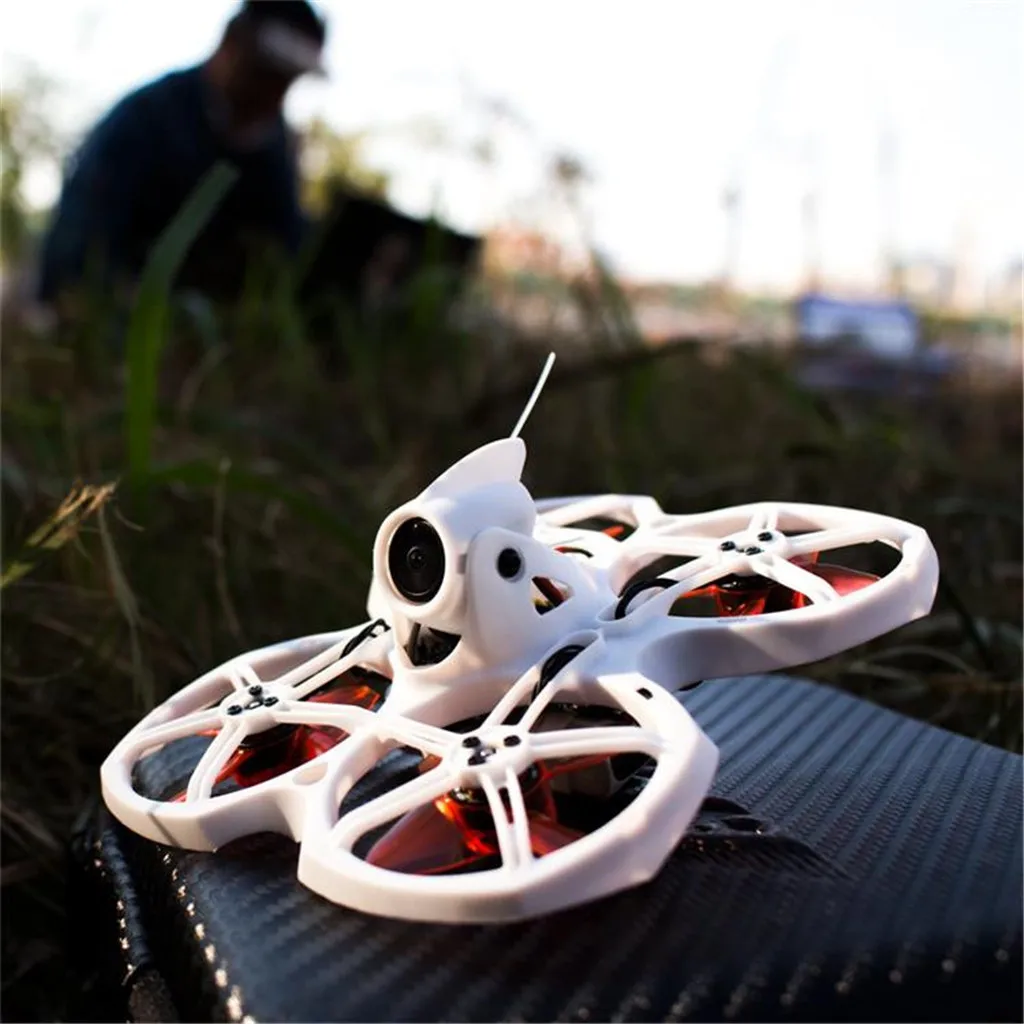 Квадрокоптер EMAX Tinyhawk II 75 мм 1-2S Whoop FPV RC BNF RTF w/ FrSky D8 Runcam 2 камеры 25/100/200 МВт VTX ESC |