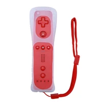 wireless gamepad with silicone case for wii remote controller joystick