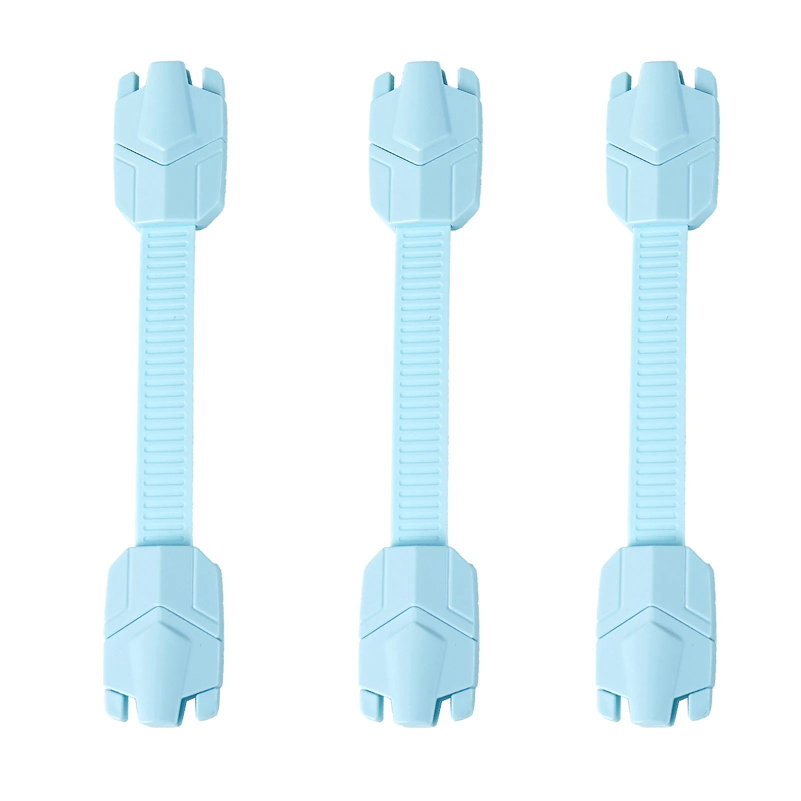 

3pcs Cartoon Self Sticky ABS Toilet Seat Anti-pinching Under Cabinet Child Safety Locks Multifunctional Accessories Protection