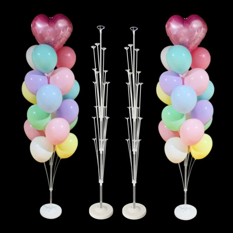 

1set Latex Balloons Stand Birthday Party Balloons Column Stand Holder Wedding Decoration Baby Shower Party Balls Globos