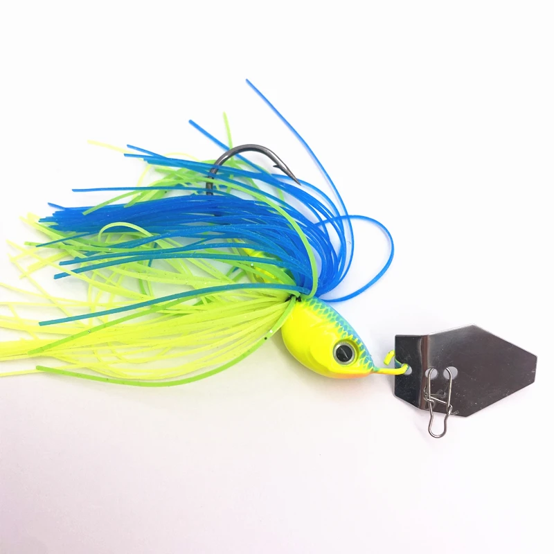 7 г/10 г/14g Pesca рыболовные блесны горчичного цвета крючок Chatterbait приманки