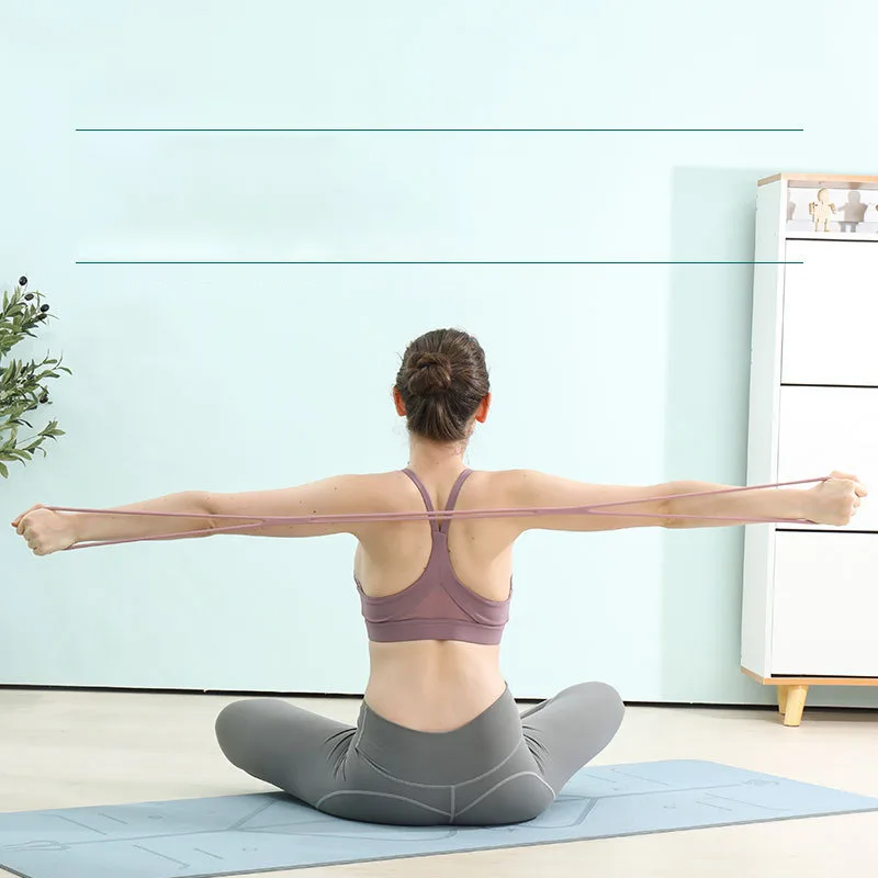 

Фигурка 8 ралли для домашнего фитнеса, эластичная лента, йога для мужчин и женщин, мужской артефакт с открытыми плечами, красота спины, плеч, ...