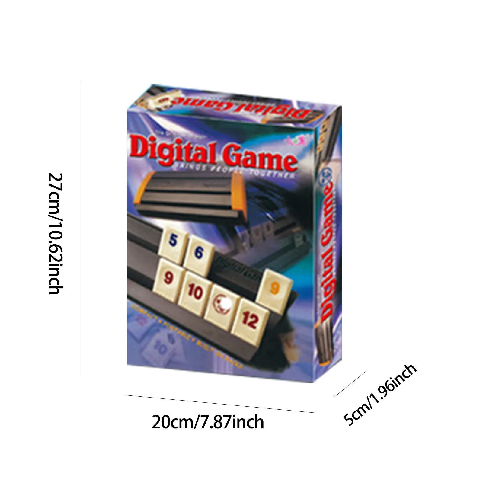 

Digital Mahjong Game Card Adult Party Leisure Puzzle Board Game Montessori juguetes para nios