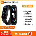 Смарт-браслет Xiaomi Mi Band 6, водонепроницаемый, цветной, с кислородом в крови, пульсометром, Bluetooth, глобальная версия