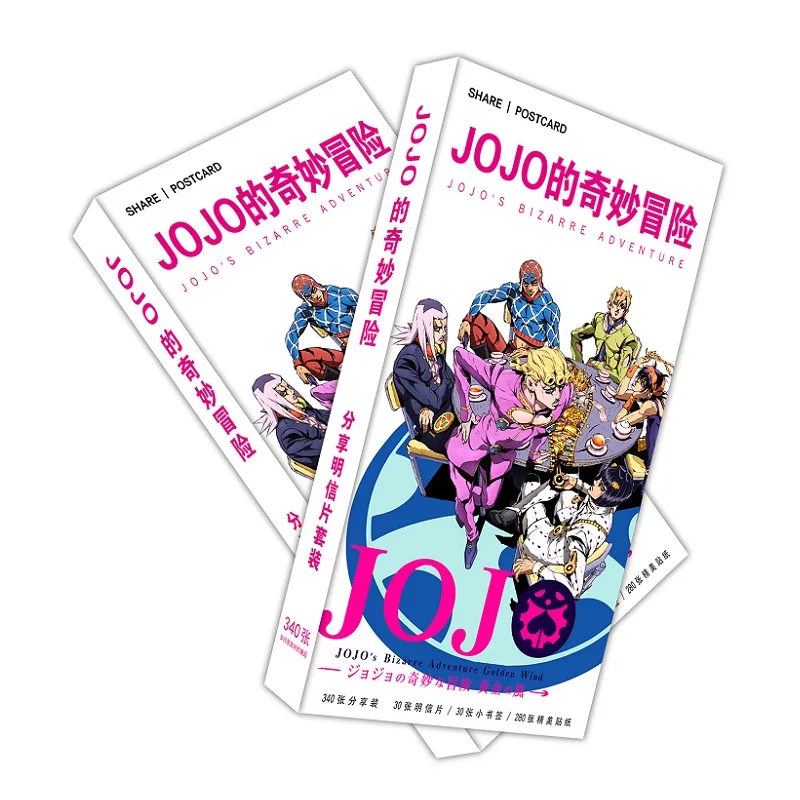 340 шт./компл. аниме JoJo невероятное приключение Почтовые открытки фигурка из Astroboy