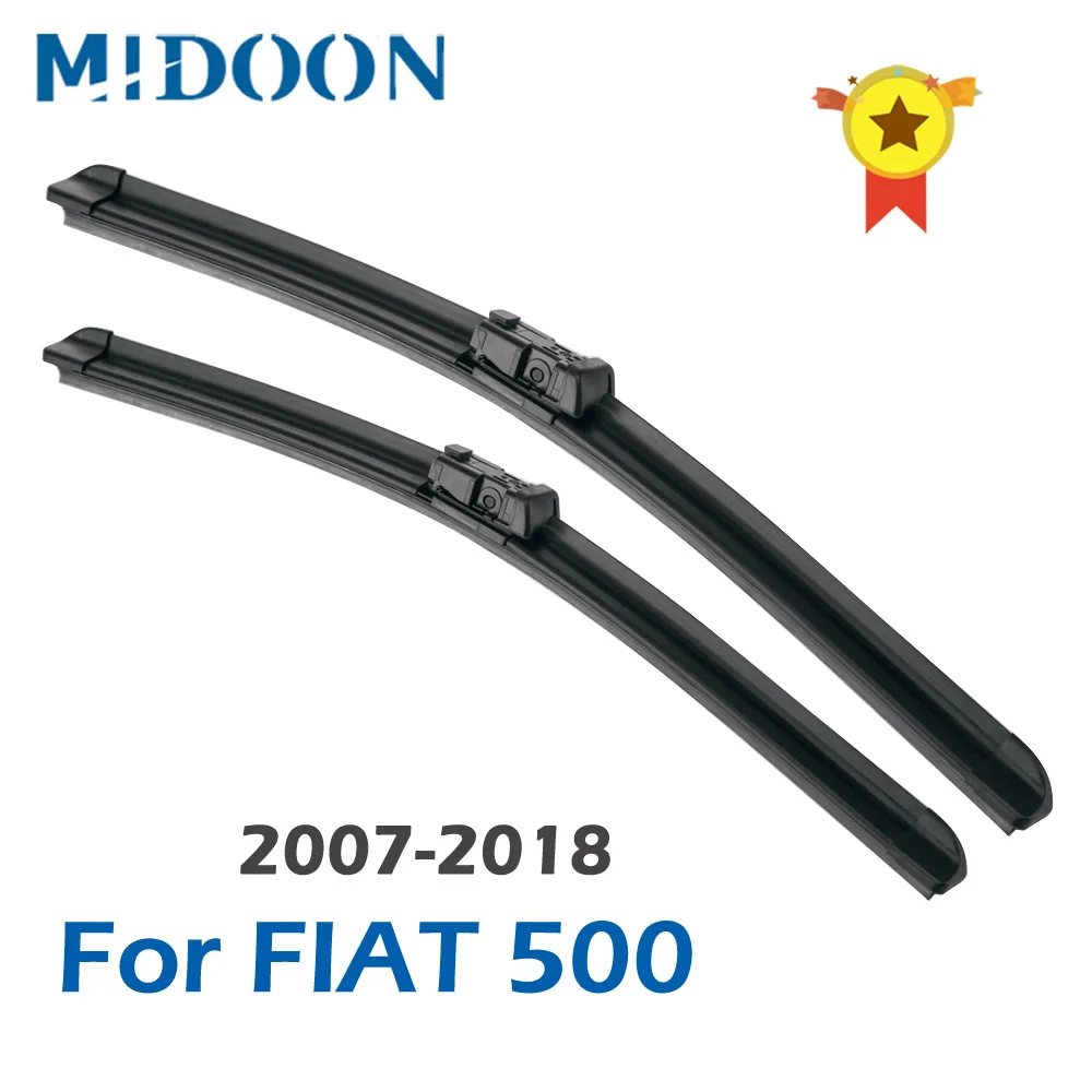 MIDOON щетки стеклоочистителя для FIAT 500/500C/500L/500X Fit кнопка руки Модель Год от 2007 до