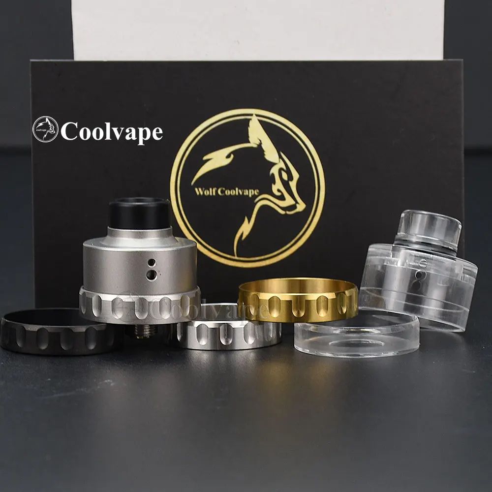 Haku venna v2 rda Armor S ring sxk haku bellcap 316ss 24 мм внутренний диаметр 22 мм|Атомайзеры электронных