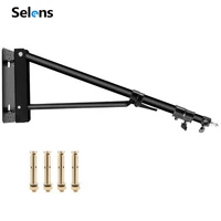 triangle wall mounting boom arm with triangle base for photography studio video strobe flash softbox umbrella reflector