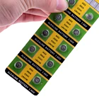 10 лампочек AG3 LR41 392 кнопочные батареи SR41 192 элемент монет щелочная батарея 1,55 в L736 384 SR41SW CX41 для часов игрушечный контроллер