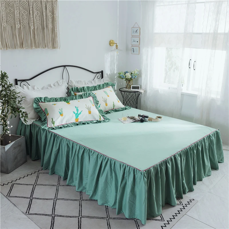 

High quality cotton duvet cover sets 4pcs set white green cactus bedding sets twin queen king bed set comforter cover bedclothes