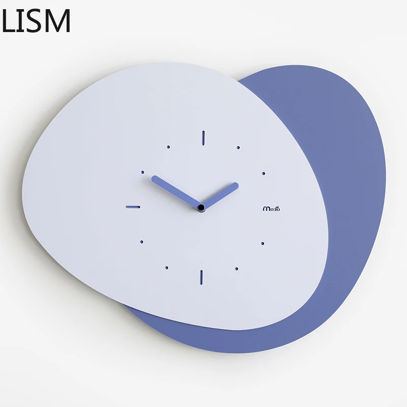 

Wall Clock Colorful Nordic Wall Clock Living Room Creative Personality Art Clock Light Luxury Clock Home Clock Decoration Saat