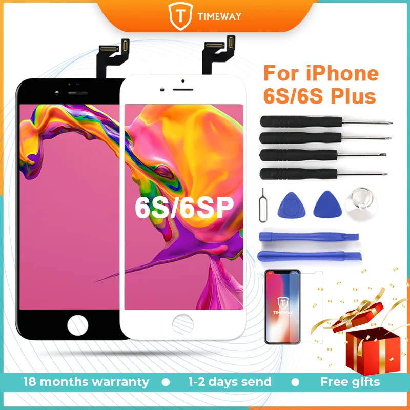 

Сенсорный ЖК-дисплей для iPhone 6s Plus, с кольцом для камеры, 1 шт.
