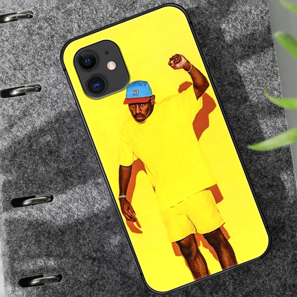 

Tyler Gregory Okonma Phone Case Cover Hull For iphone 5 5s se 2020 6 6s 7 8 12 mini plus X XS XR 11 PRO MAX black Hoesjes Luxury