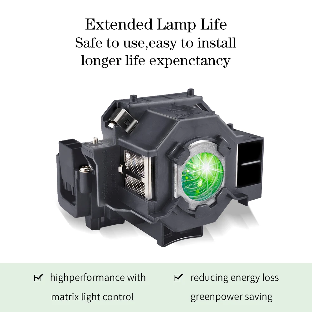 ELPLP42 V13H010L42 Compatible Projector Lamp with housing for EPSON EMP-822P EMP-83E EMP-410W EB-410W EMP-83HE EB-410WE bulb