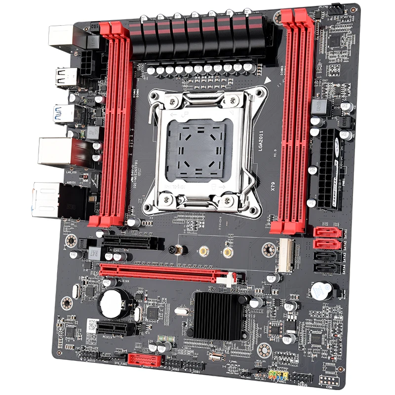 Материнская плата Jingsha X79 LGA2011 ATX USB3.0 SATA3.0 PCI E NVME M.2 SSD поддержка памяти REG ECC и