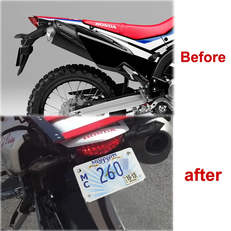Для Honda CRF250L CRF250M CRF250 ралли 2013- Fender Eliminator мотоцикл задний хвост аккуратный номерной знак рамка держатель кронштейн