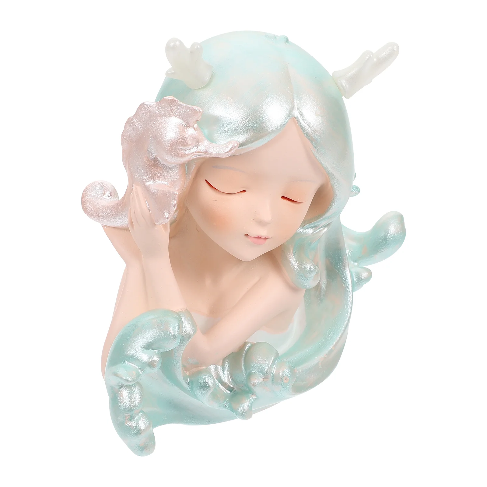 

Creative Ocean Girl Desktop Adornment Resin Desktop Ornament Resin Craft