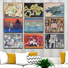 Художественное украшение для дома, настенные картины из мультфильма Холодное сердце Гостиная холст с печатью постера Картины Швейцарский Paul Klee абстрактные 2