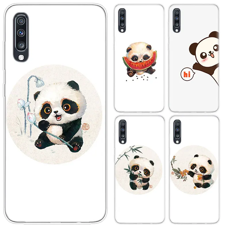 

Baby Panda Who Loves To Eat Bamboo Case For Samsung Galaxy A52 A72 A32 A12 A22 A42 A70S A50S A30S A40S A21S A20S A10S Cover Bags