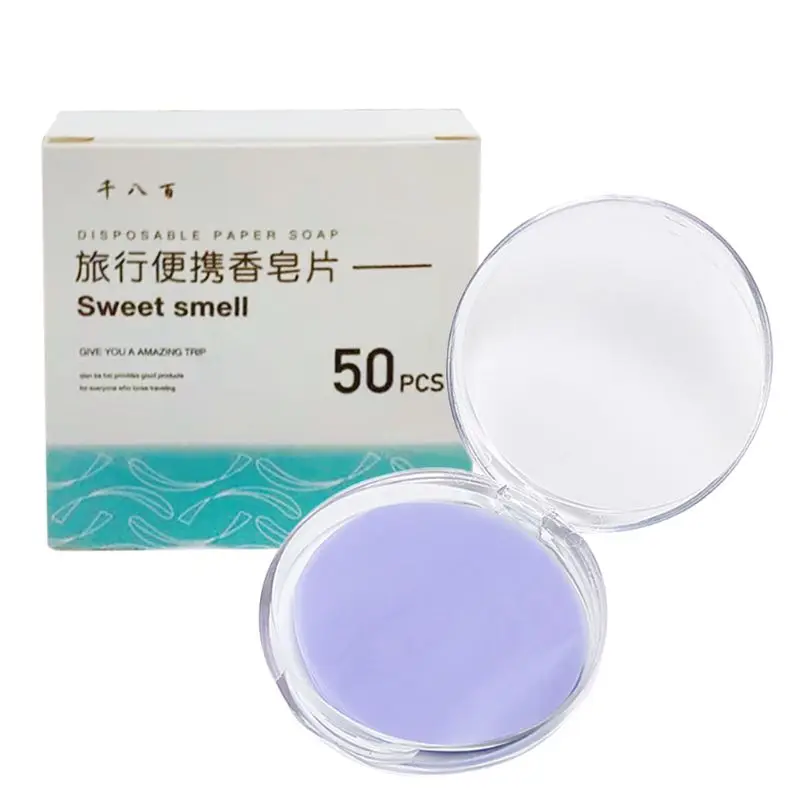 

Drop Ship. 1Box/50PCS Disposable PP Disinfecting Washing Hand Clean Paper Soap Foaming Tool