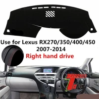 taijs factory leather car dashboard cover protective for lexus rx270350400450 2007 2008 20091011121314 right hand drive