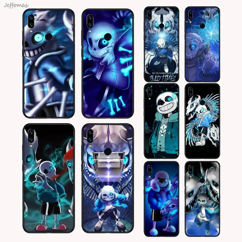 

Undertale papyrus sans doggo Phone Case For Xiaomi Redmi Note 4 4x 5 6 7 8 pro S2 PLUS 6A PRO Cover Funda Shell Coque