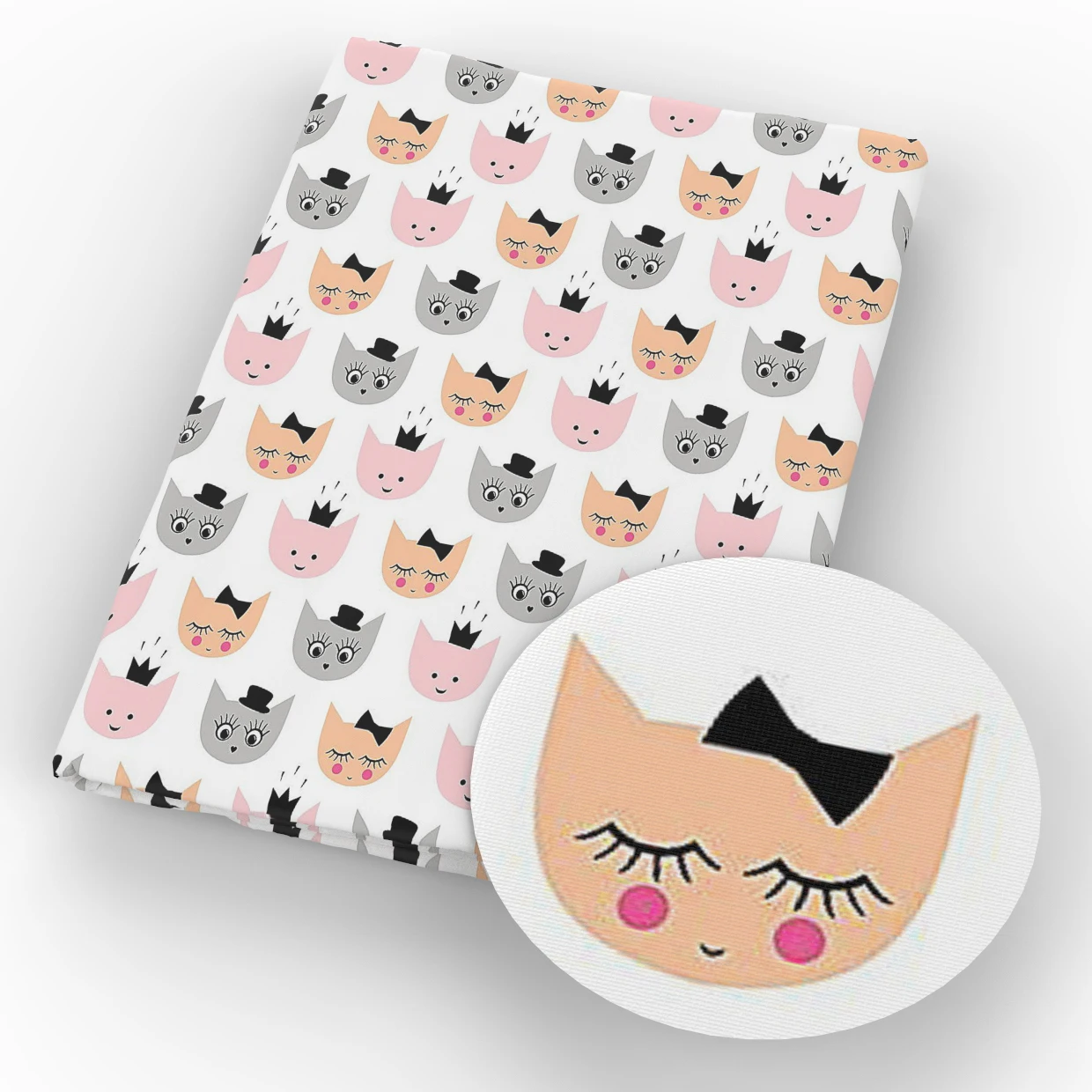 Кошка Животные полиэстер хлопок лоскутное шитье стеганые ткани рукоделие