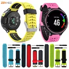 Мягкий силиконовый ремешок для Garmin Forerunner 220230235620630, сменный двухцветный ремешок для часов Garmin Forerunner 735XT