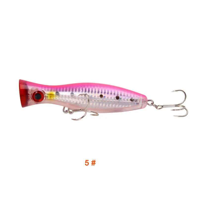 

40g Fishing Lure Popper Cicada Crankbait Iscas Artificial Wobblers ABS Hard Bait Pesca Bass Carp Pike Fishing Tackle