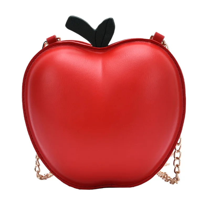 

Модные женские кошельки и сумочки, сумка через плечо, забавный фруктовый дизайн для девочек, сумка-клатч в форме яблока для вечеринки, Рожде...