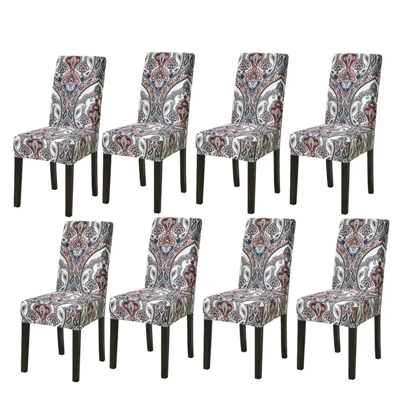 

NHBR съемные чехлы на стулья моющиеся чехлы на кухонные стулья протектор для Обеденная отель церемонии