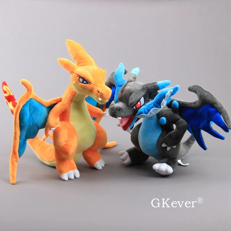 30-35 см Япония Аниме Charizard центр мегаэволюция плюшевые игрушки кукла блестящая Charizard X& Y плюшевая игрушка детский подарок на день рождения