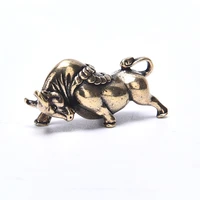 new arrival 1pc retro bull charms pendant diy keychain jewelry decoration