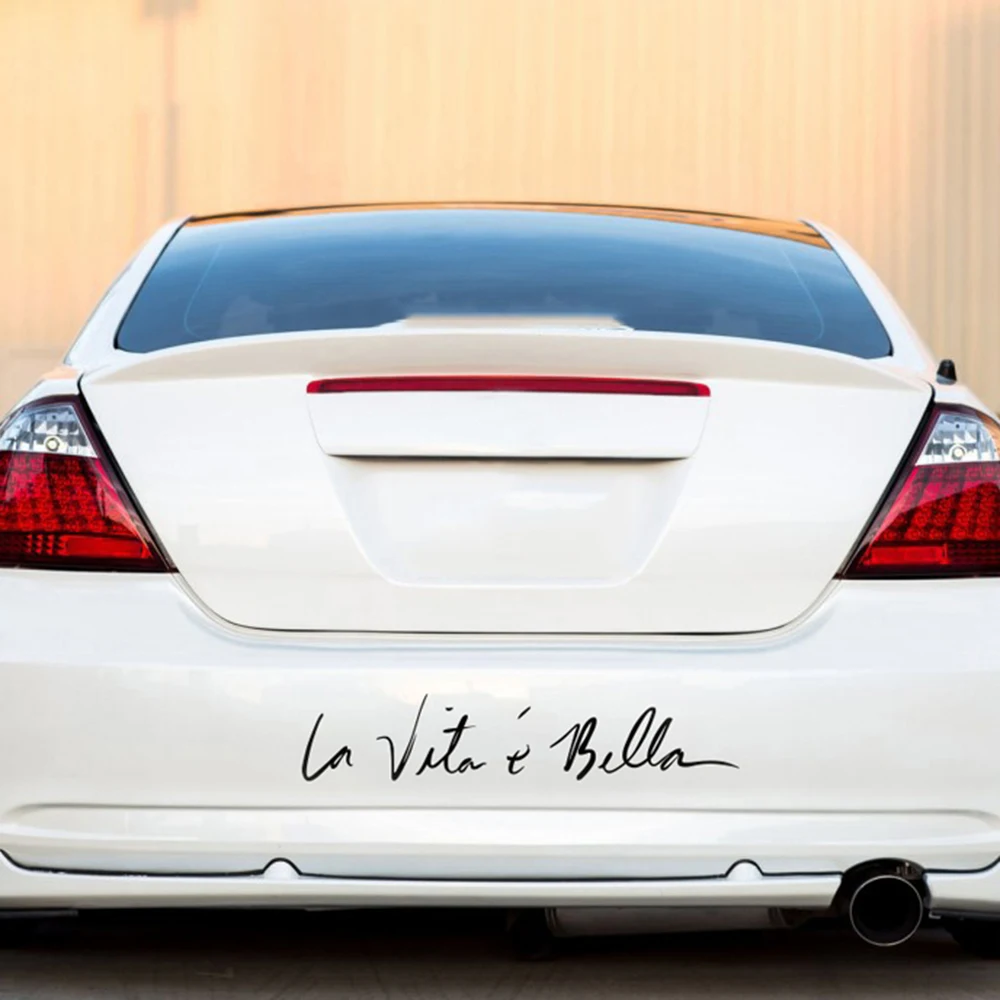 1 шт. новинка 2017 года стильные Стикеры для автомобиля стильная наклейка Life is Beautiful