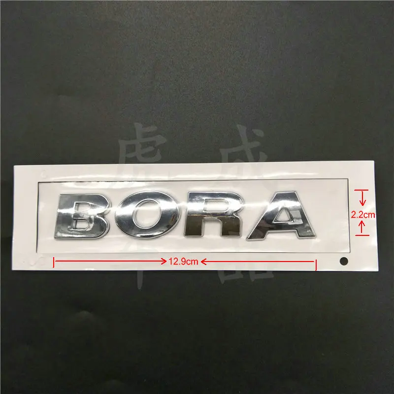 BORA GOLF POLO BORA JETTAa PASSAT TIGUAN TOURAN CC TSI 1,4 1,6 230 300 330 380 ABS гальванические задние автомобильные Логотипы знак - Цвет: BORA