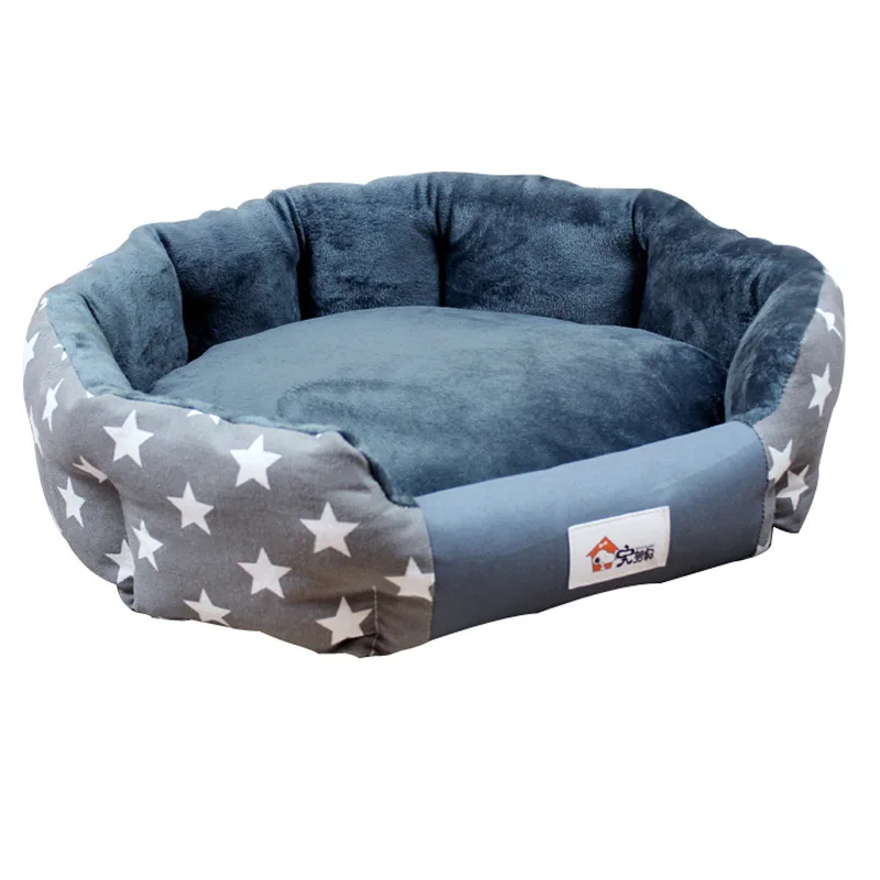 

Large Pet Cat Dog Bed Warm Cozy Dog House Soft Fleece Nest Dog Baskets House Mat Autumn Winter Waterproof Kennel