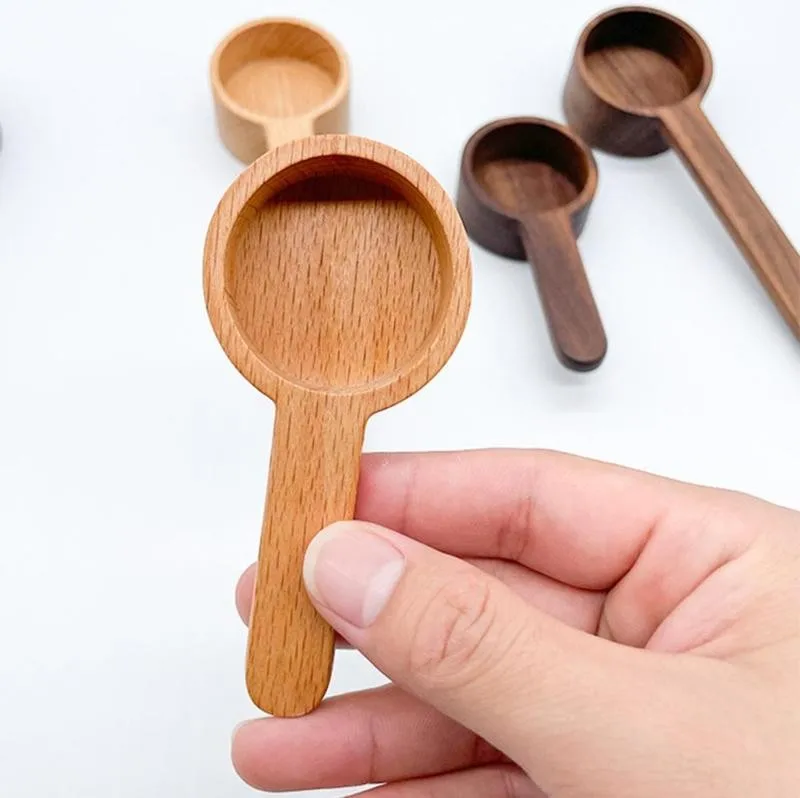 Деревянная мерная ложка деревянный черный орех короткая и длинная ручка