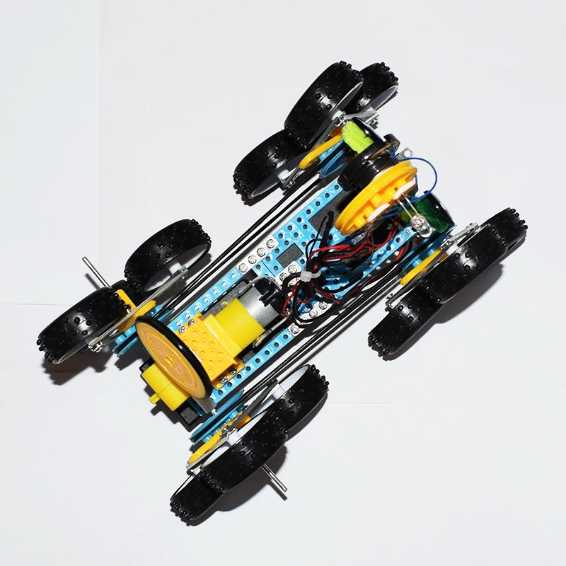 Модель трюкового автомобиля dyarya, научная физика, экспериментальные образовательные детские игрушки, технология Сделай Сам AN004