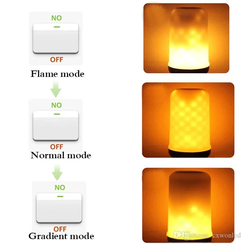 Светодиодная лампа-кукуруза с эффектом динамического пламени E27 B22 E14 5 Вт 12 2020 |