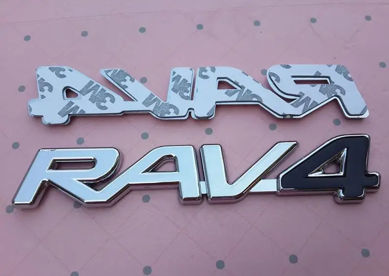 1 шт. ABS RAV4 Автомобильная буква задняя фотография эмблема значок наклейка