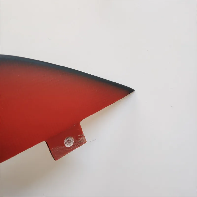 

two color surfboard small fins