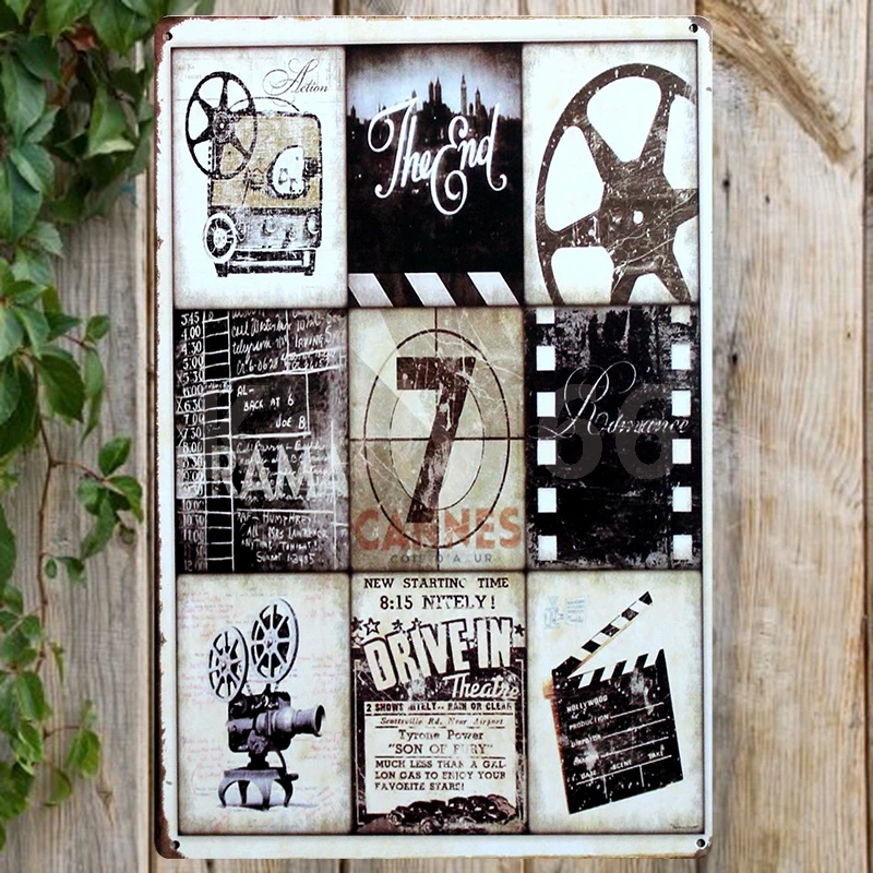 

GAS Garage Full Service Coffee Riding Tin Metal Sign Home Decor Bar Wall Art Painting 20*30 CM Size JT-12