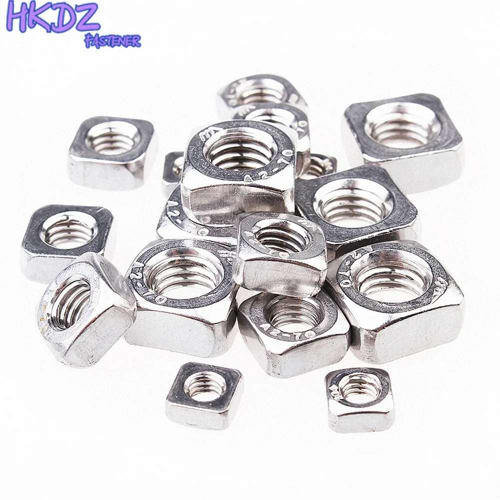 

Square Nut Machine Screw 201 Stainless Steel Nut M3 M4 M5 M6 M8 M10 Fit Metric Threaded Square Nut Foursquare Quadrate