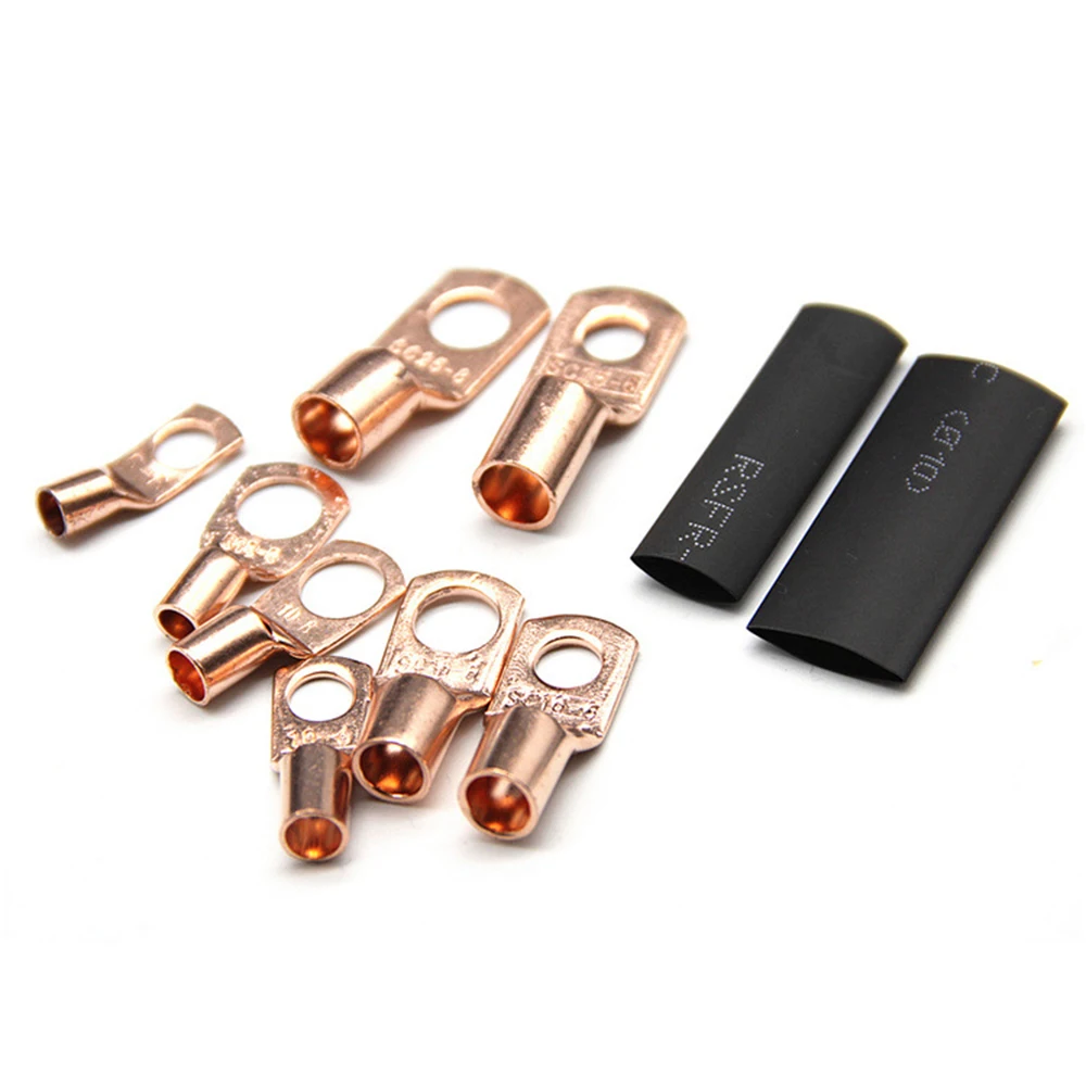 60pcs Copper Wire Ring Terminal Lug SC Battery Welding Bare Connectors Set Kits | Автомобили и мотоциклы